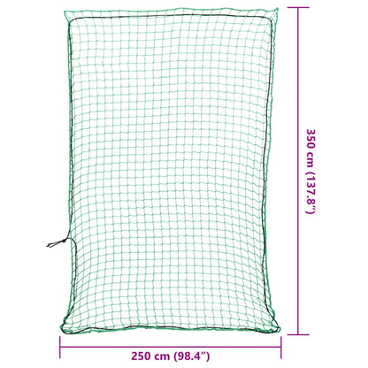 Rete per Rimorchio con Corda Elastica Verde 3,5x2,5 m in PP - homemem39
