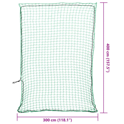 Rete per Rimorchio con Corda Elastica Verde 4x3 m in PP - homemem39