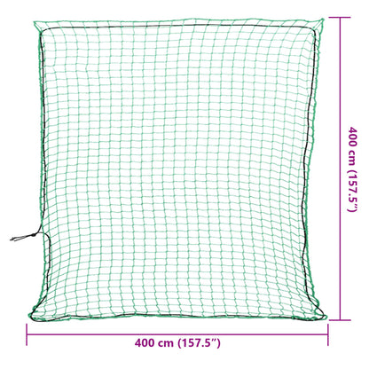 Rete per Rimorchio con Corda Elastica Verde 4x4 m in PP - homemem39