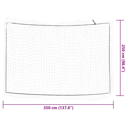 Rete per Rimorchio con Corda Elastica Bianco 3,5x2,5 m in PP - homemem39