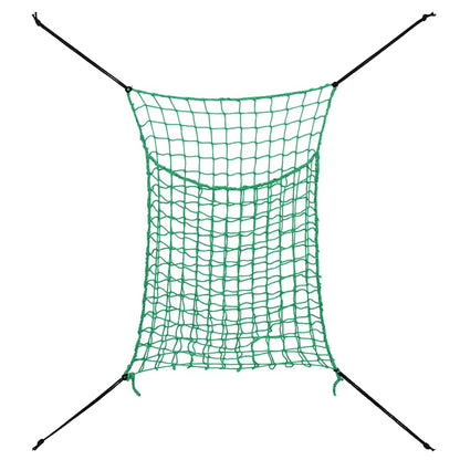 Reti da Fieno 2pz Rettangolari Verdi 90x60 cm in PP | homemem39