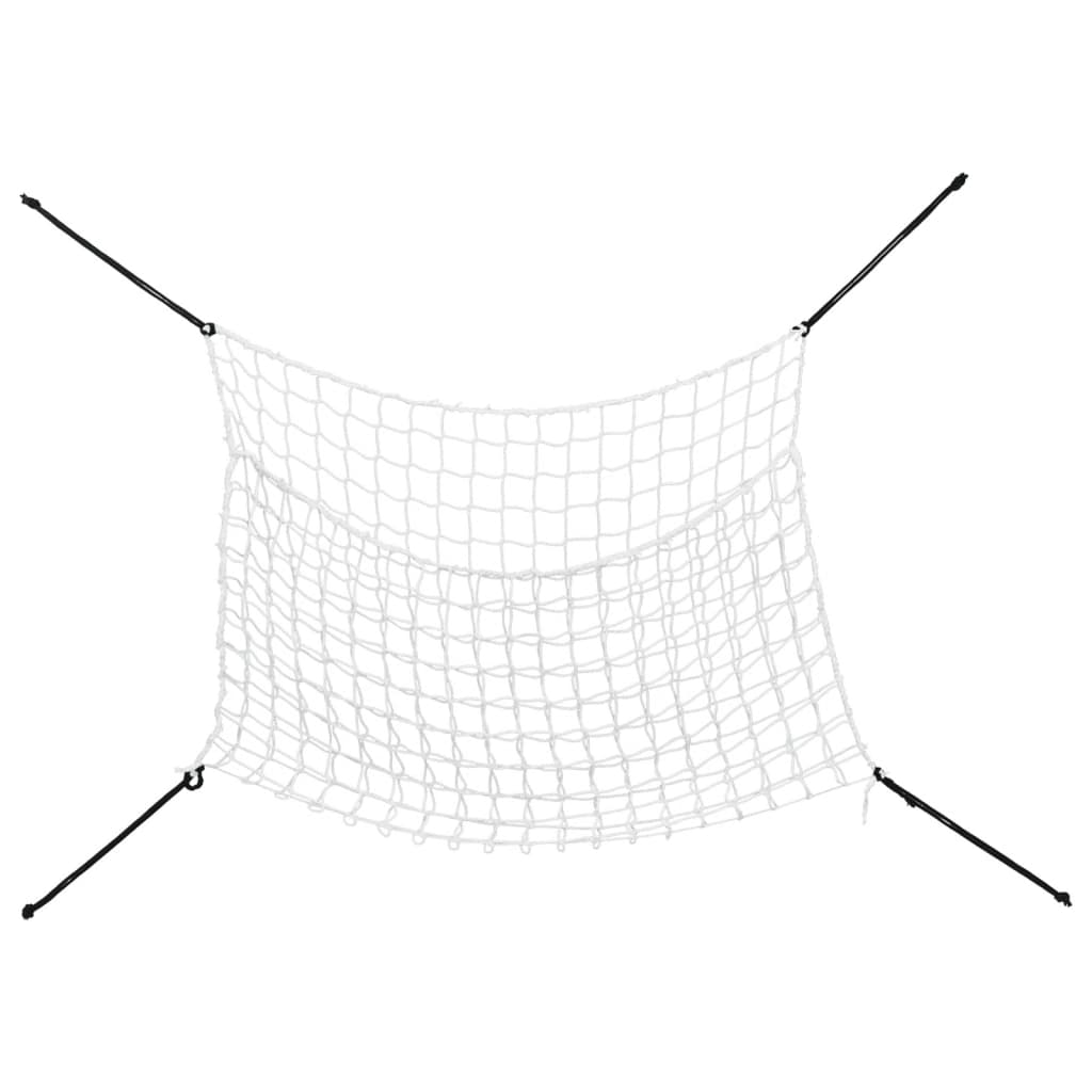 Reti da Fieno 2pz Rettangolari Bianchi 90x60 cm in PP | homemem39