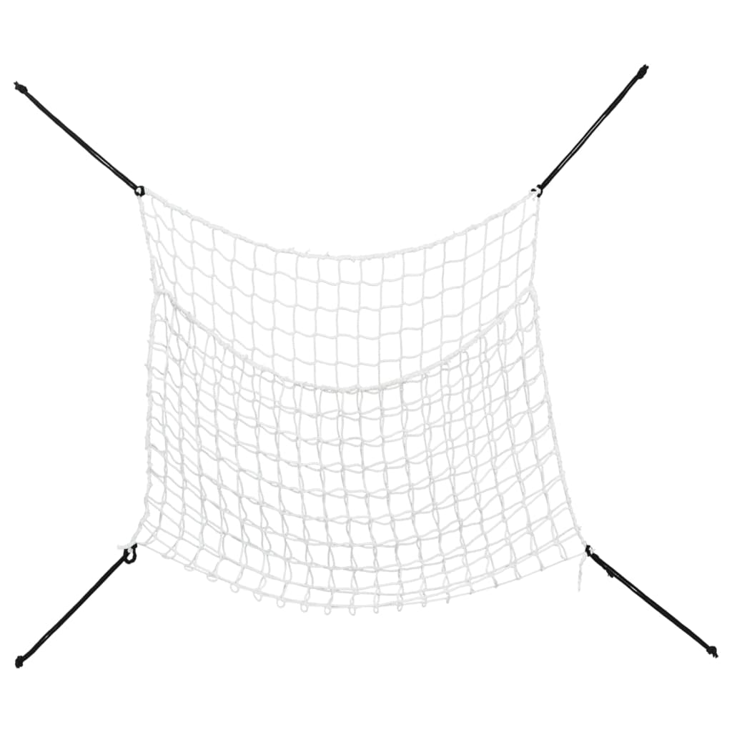Reti da Fieno 2pz Rettangolari Bianchi 100x90 cm in PP | homemem39