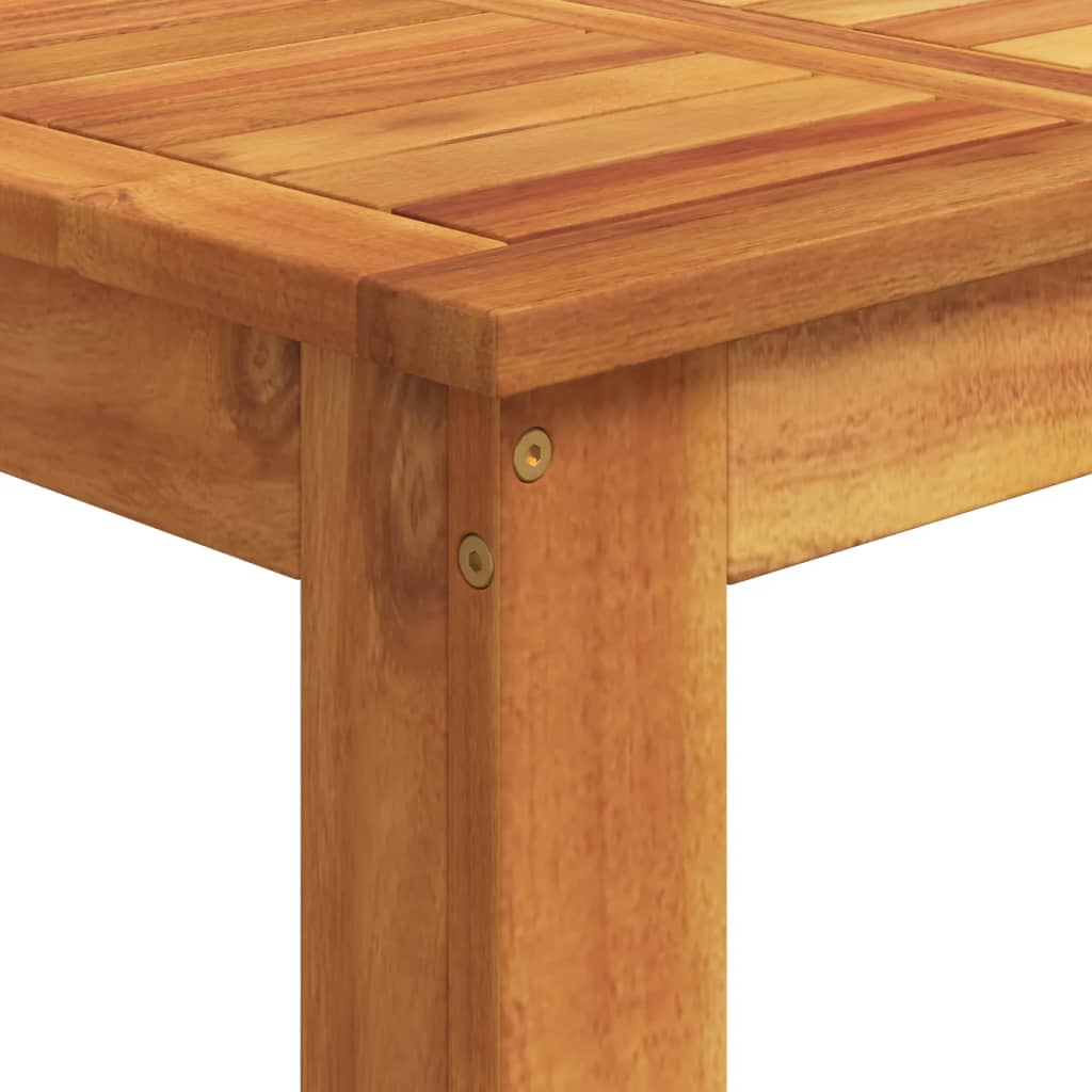 Set Bar da Giardino 3 pz Grigio in Legno Acacia e Polyrattan | homemem39