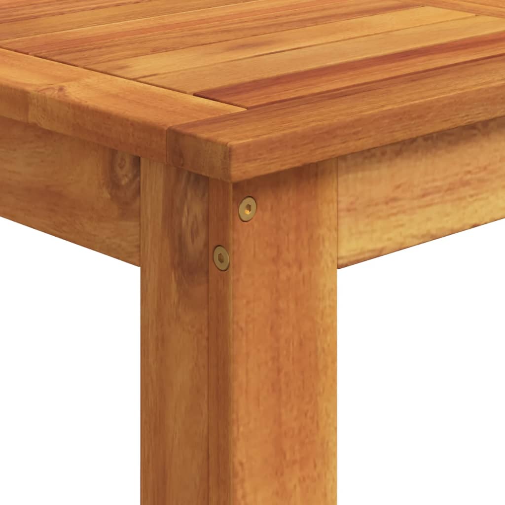 Set Bar da Giardino 7 pz Nero in Legno Acacia e Polyrattan | homemem39