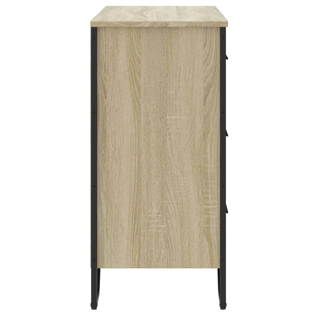 Cassettiera Rovere Sonoma 91x35,5x74,5 cm in Truciolato - homemem39