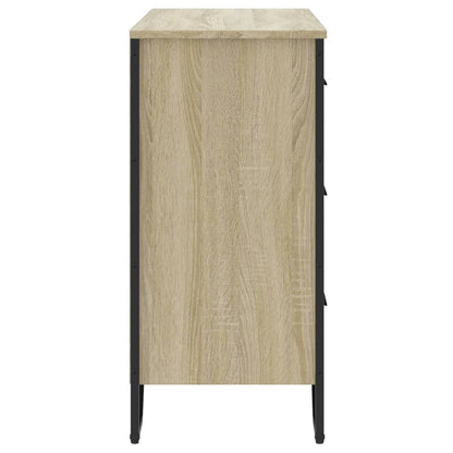 Cassettiera Rovere Sonoma 91x35,5x74,5 cm in Truciolato - homemem39