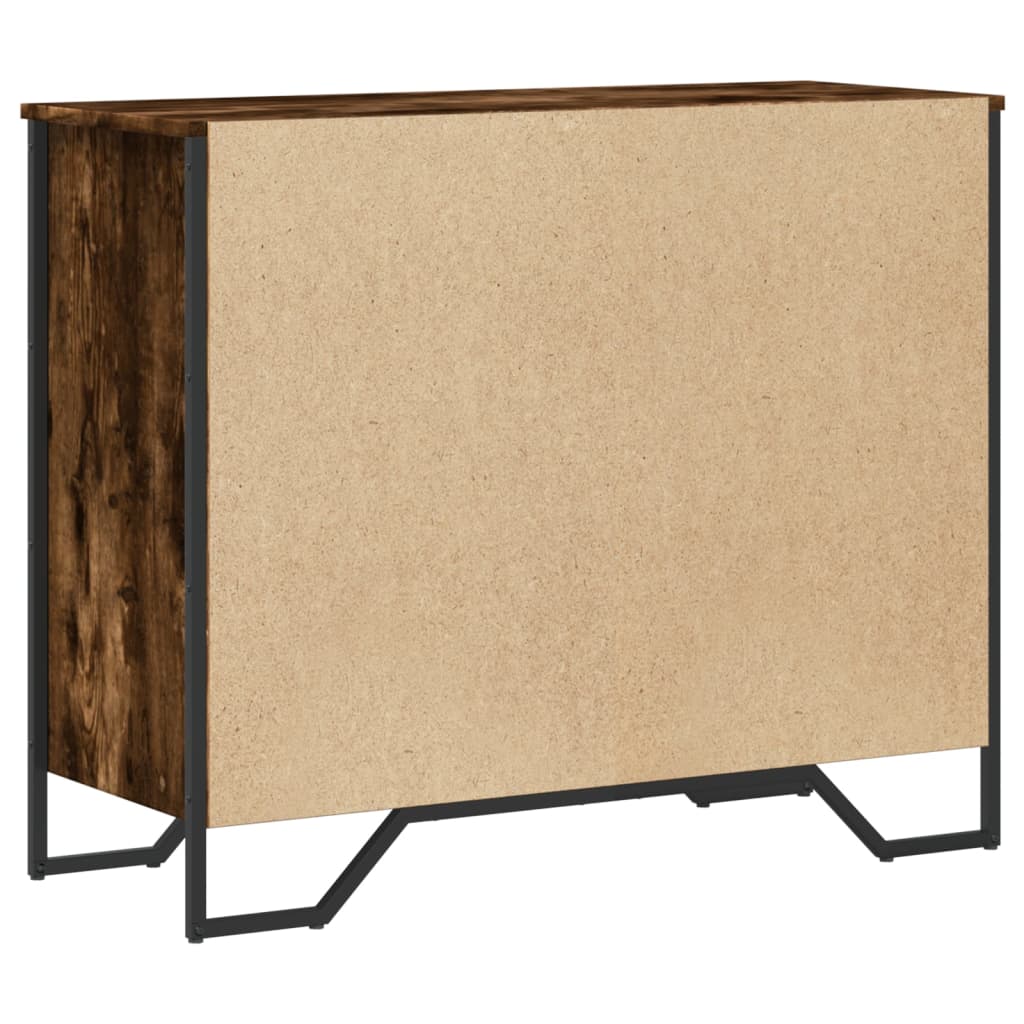 Cassettiera Rovere Sonoma 91x35,5x74,5 cm in Truciolato | homemem39