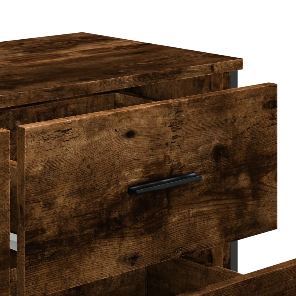 Cassettiera Rovere Sonoma 91x35,5x74,5 cm in Truciolato | homemem39