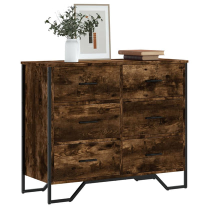 Cassettiera Rovere Sonoma 91x35,5x74,5 cm in Truciolato - homemem39