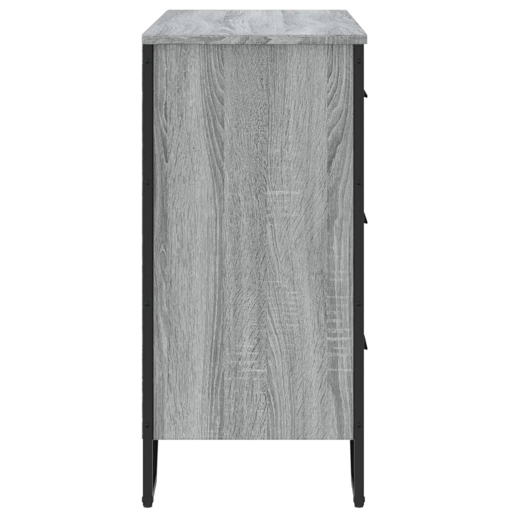 Cassettiera Grigio Sonoma 91x35,5x74,5 cm in Truciolato - homemem39
