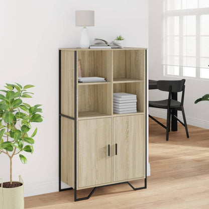 Credenza Rovere Sonoma 79,5x35,5x137,5 cm in Legno Multistrato - homemem39