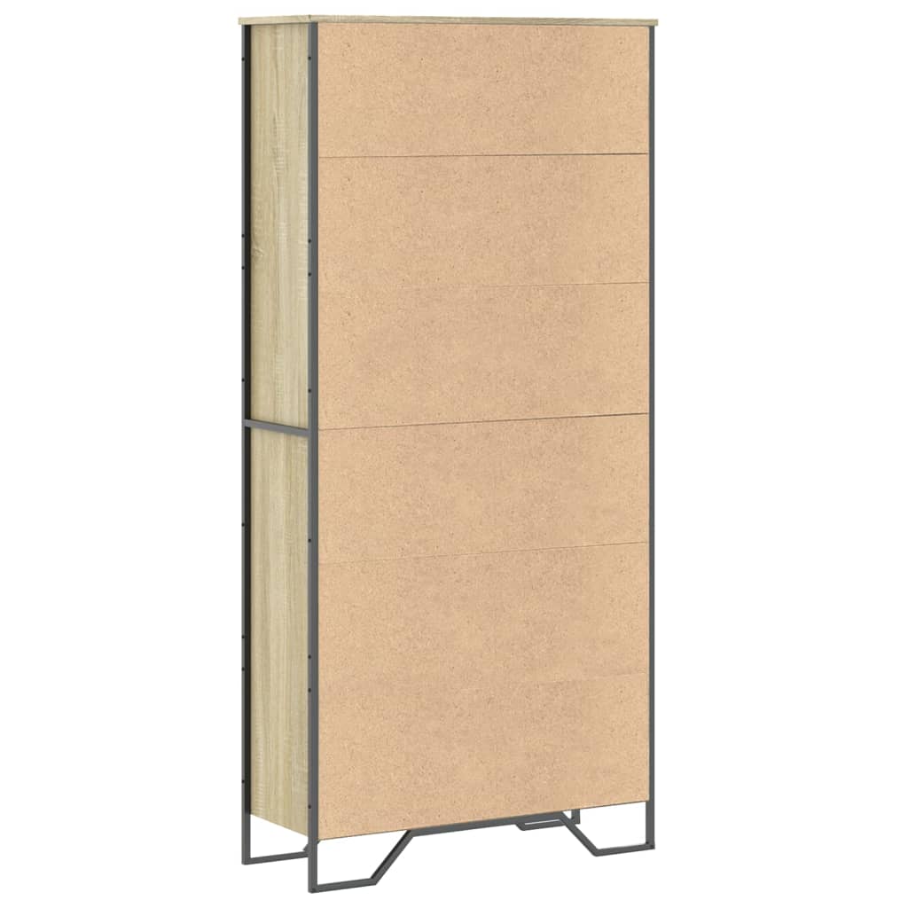 Libreria Rovere Sonoma 80x31x169 cm in Truciolato | homemem39