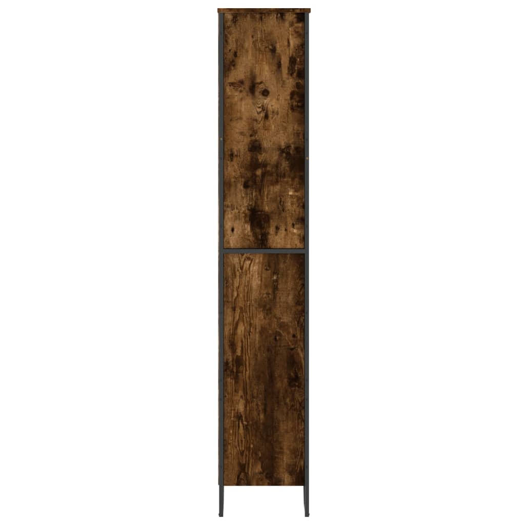 Libreria Rovere Fumo 80x31x169 cm in Truciolato | homemem39