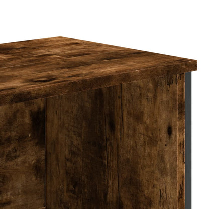 Libreria Rovere Fumo 80x31x169 cm in Truciolato | homemem39