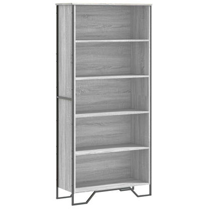 Libreria Grigio Sonoma 80x31x169 cm in Truciolato | homemem39