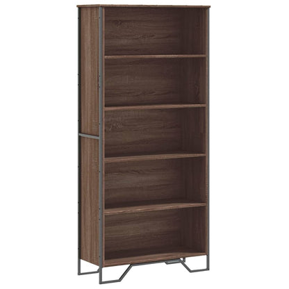 Libreria Rovere Marrone 80x31x169 cm in Truciolato | homemem39
