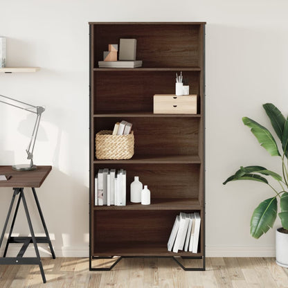 Libreria Rovere Marrone 80x31x169 cm in Truciolato | homemem39