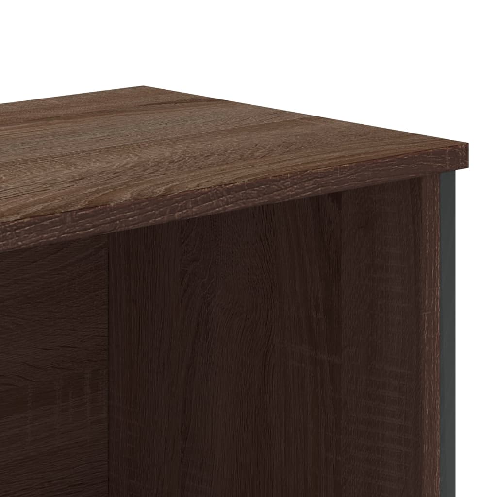 Libreria Rovere Marrone 80x31x169 cm in Truciolato | homemem39