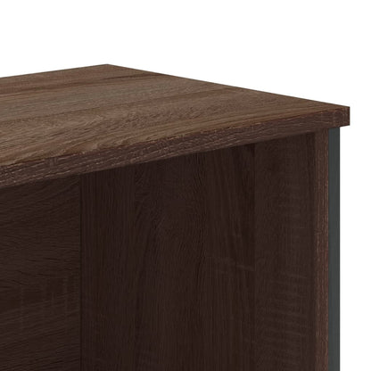 Libreria Rovere Marrone 80x31x169 cm in Truciolato | homemem39