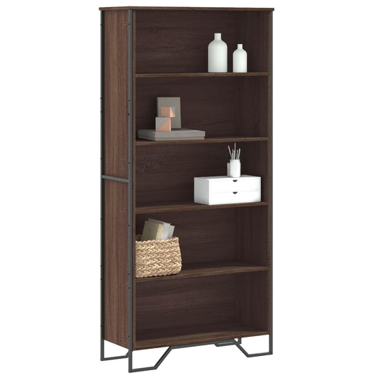 Libreria Rovere Marrone 80x31x169 cm in Truciolato | homemem39