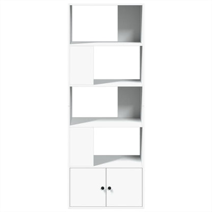 Libreria Bianca 70x36x189 cm in Legno Multistrato | homemem39