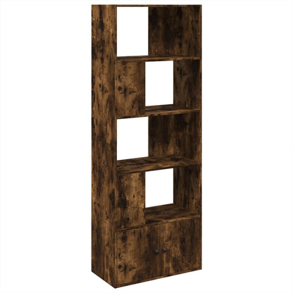 Libreria Rovere Fumo 70x36x189 cm in Legno Multistrato | homemem39