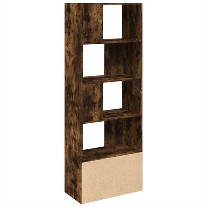 Libreria Rovere Fumo 70x36x189 cm in Legno Multistrato | homemem39
