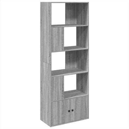 Libreria Grigio Sonoma 70x36x189 cm in Legno Multistrato | homemem39