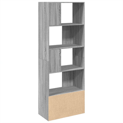 Libreria Grigio Sonoma 70x36x189 cm in Legno Multistrato | homemem39