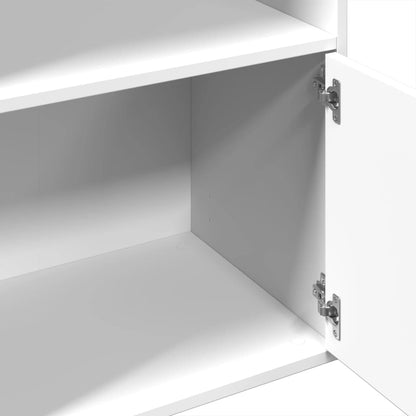 Libreria Bianca 100x36x189 cm in Legno Multistrato | homemem39