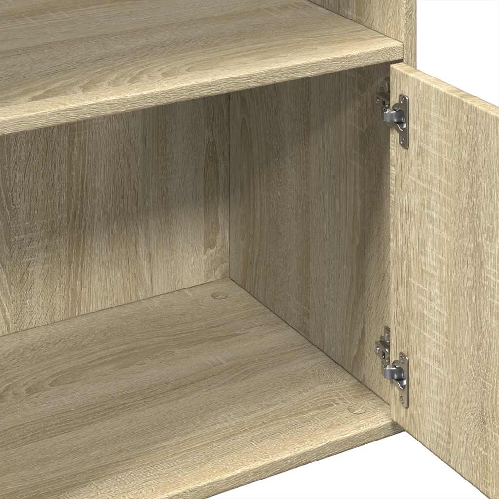 Libreria Rovere Sonoma 100x36x189 cm in Legno Multistrato | homemem39