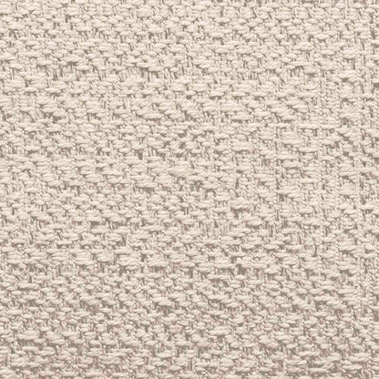 Tappeto ZIZUR Crema 120x120 cm Aspetto Iuta Interni ed Esterni