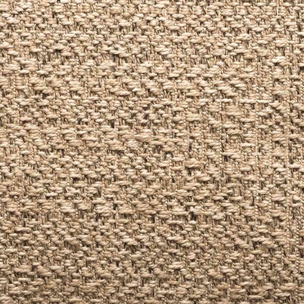 Tappeto ZIZUR Beige 80x150 cm Aspetto Iuta Interni ed Esterni