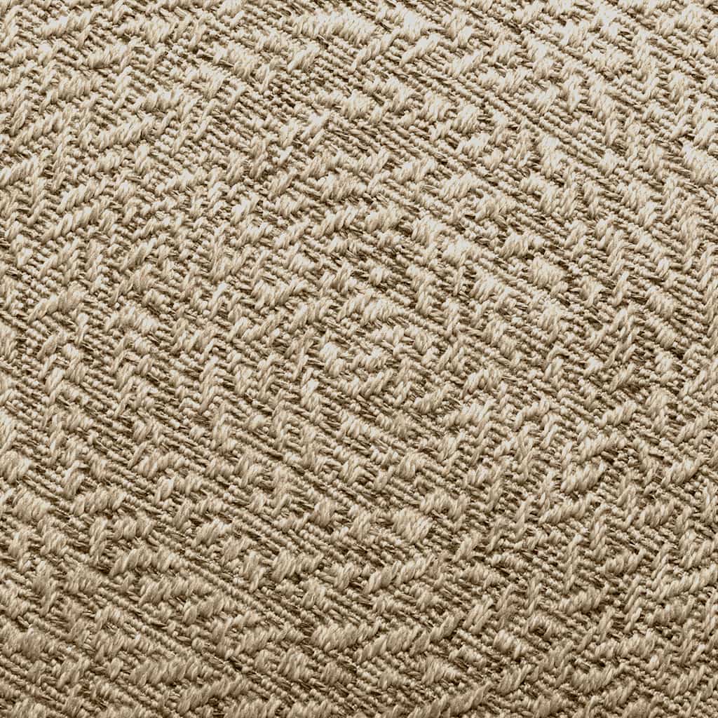 Tappeto ZIZUR Beige 100x200 cm Aspetto Iuta Interni ed Esterni