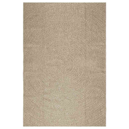 Tappeto ZIZUR Beige 160x230 cm Aspetto Iuta Interni ed Esterni