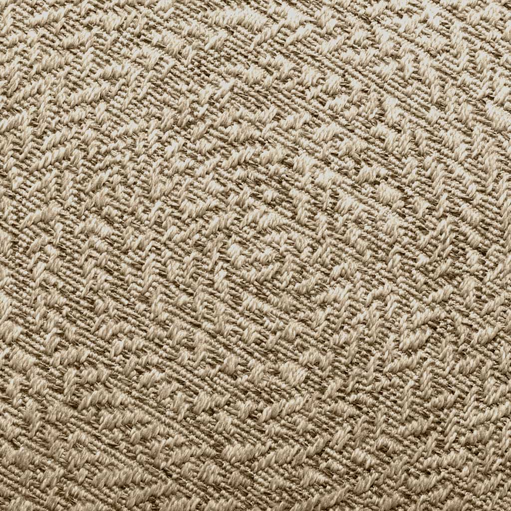 Tappeto ZIZUR Beige 160x230 cm Aspetto Iuta Interni ed Esterni