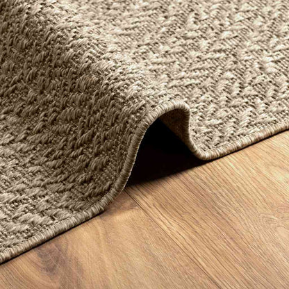 Tappeto ZIZUR Beige 160x230 cm Aspetto Iuta Interni ed Esterni