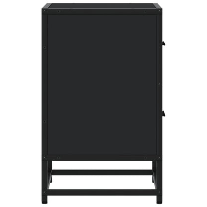 Comodini 2 pz Neri 40x31x50 in Truciolato - homemem39