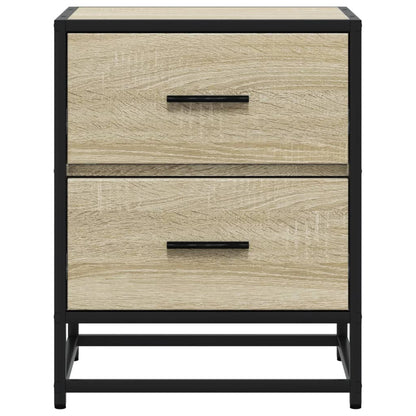 Comodini 2pz Rovere Sonoma 40x31x50 cm in Truciolato - homemem39