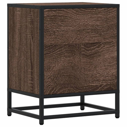 Comodino Rovere Marrone 40x31x50 cm in Truciolato | homemem39