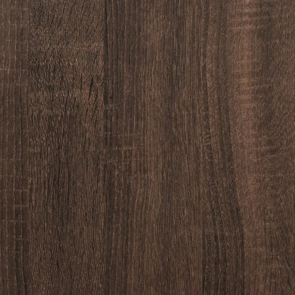 Comodino Rovere Marrone 40x31x50 cm in Truciolato | homemem39