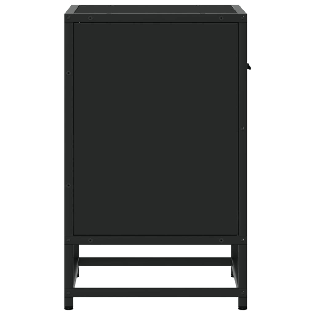 Comodini 2 pz Neri 40x31x50 in Truciolato - homemem39