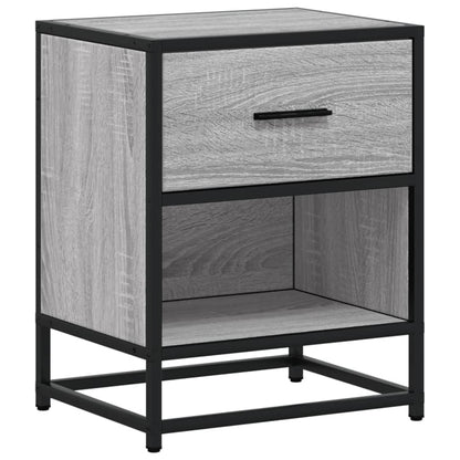 Comodino Grigio Sonoma 40x31x50 cm in Truciolato | homemem39