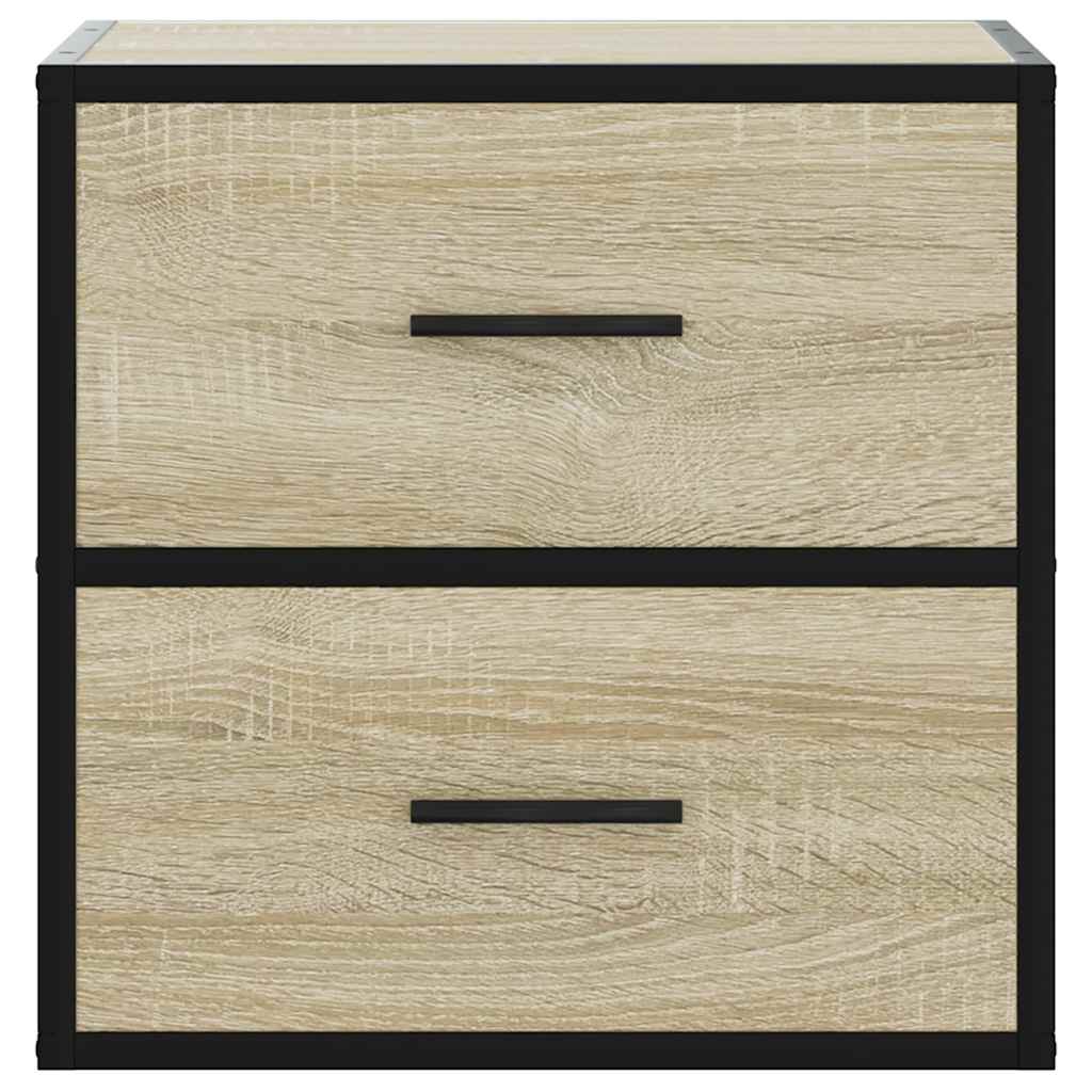 Comodino a Muro Rovere Sonoma 40x31x39,5 cm - homemem39