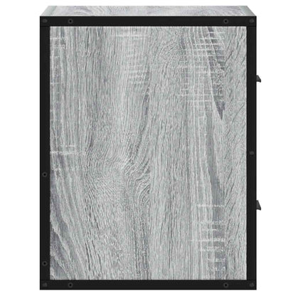 Comodini a Muro 2 pz Grigio Sonoma 40x31x39,5 cm - homemem39