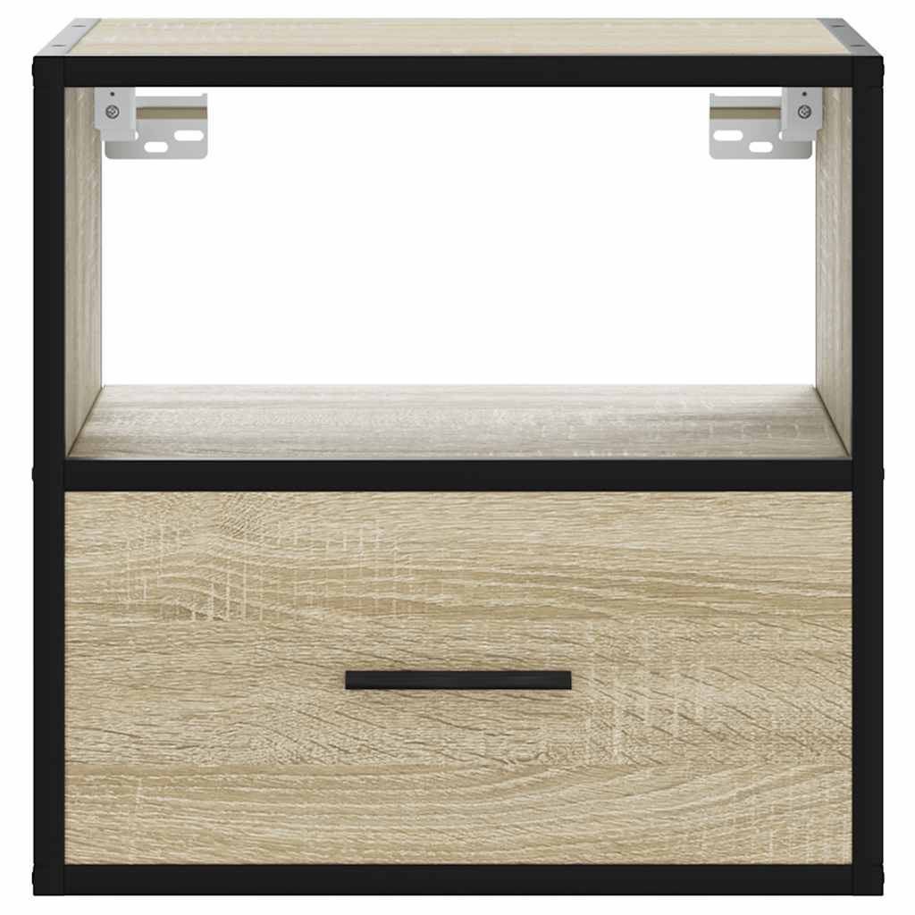 Comodino a Muro Rovere Sonoma 40x31x39,5 cm - homemem39
