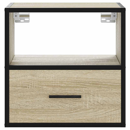 Comodino a Muro Rovere Sonoma 40x31x39,5 cm - homemem39