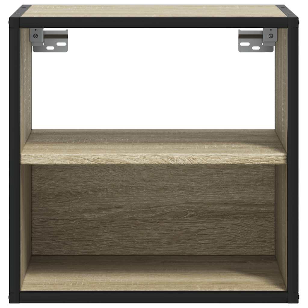 Comodino a Muro Rovere Sonoma 40x31x39,5 cm - homemem39
