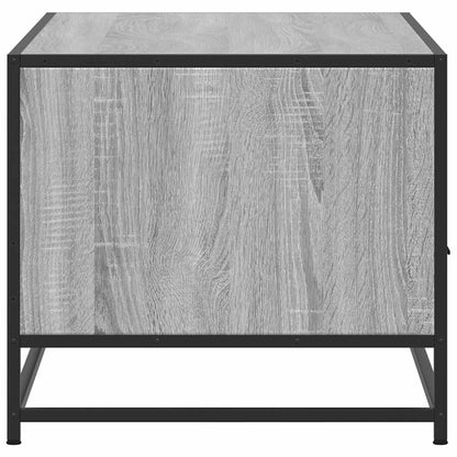 Tavolino Grigio Sonoma 100x50x45 cm Legno Multistrato e Metallo | homemem39